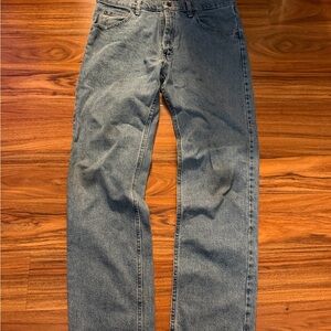 Wrangler Men's Light Blue Straight Jeans